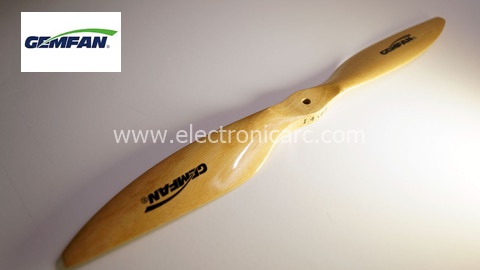 Helice madera 18x5 CW Gemfan (sentido giro horario)